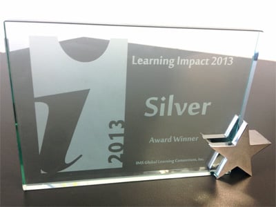 Our silver learning impact award